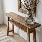 Farmwood sidetable large - FSC-gereycled hout - 140x30x80 cm