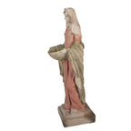 Decoratie Beeld Maria 16x16x44 cm Beige Keramisch materiaal