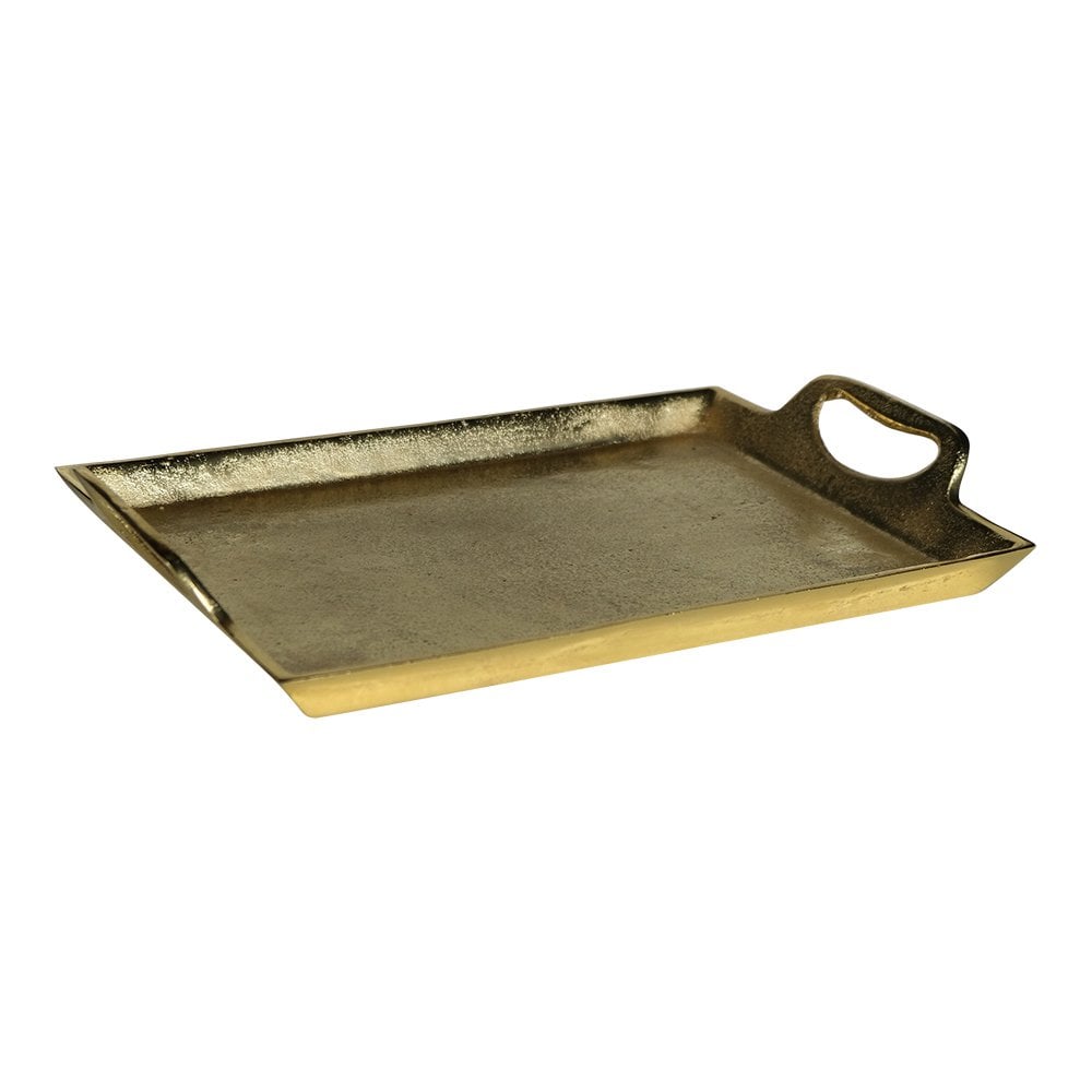 Dienblad rechthoek champagne goud 40cm
