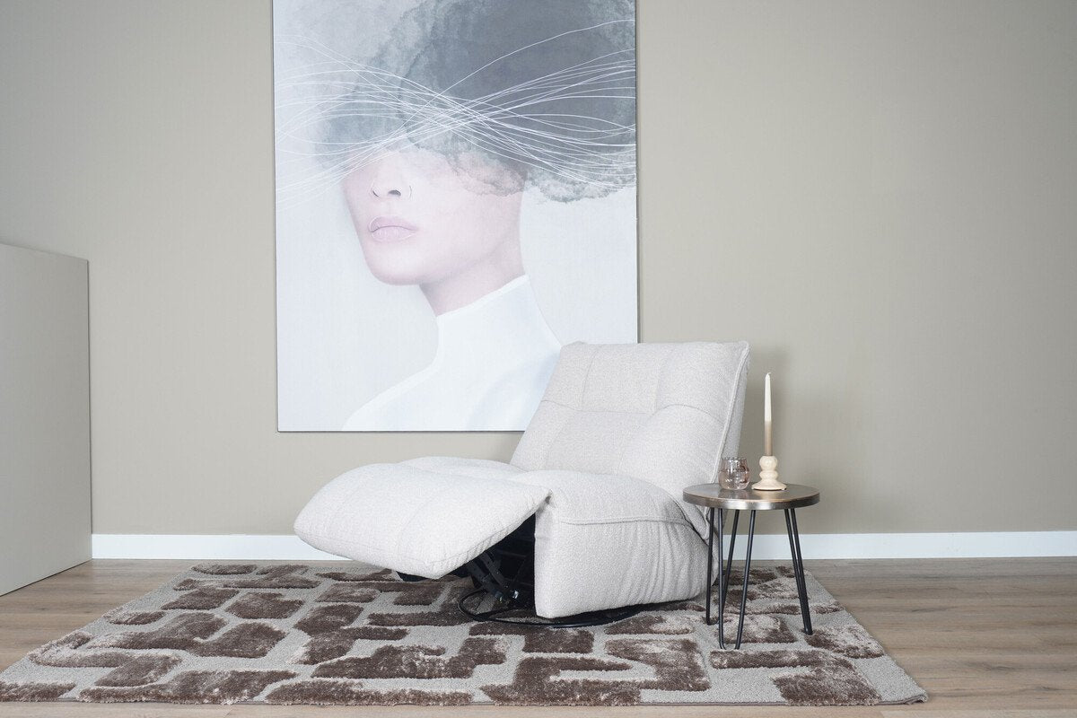 Vloerkleed Liana Bruin 160 x 230 cm