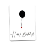 Happy Birthday Ballon - Postkaart 10 set