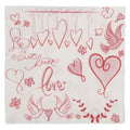 Servetten Papier Set van 20 33x33 cm Wit Papier