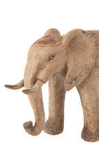 J-Line decoratie Olifant Antiek - polyresin - mix
