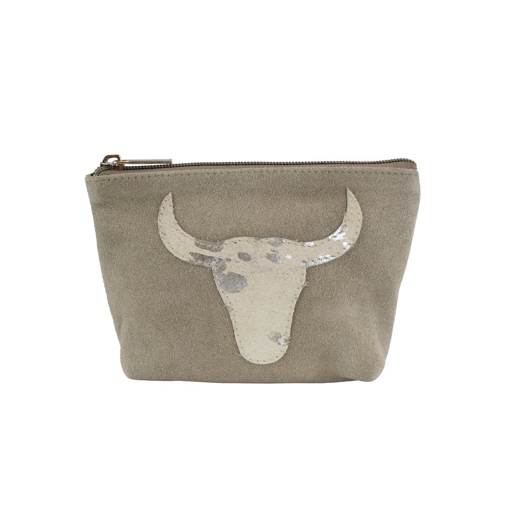 Make up tas stier beige 15cm*