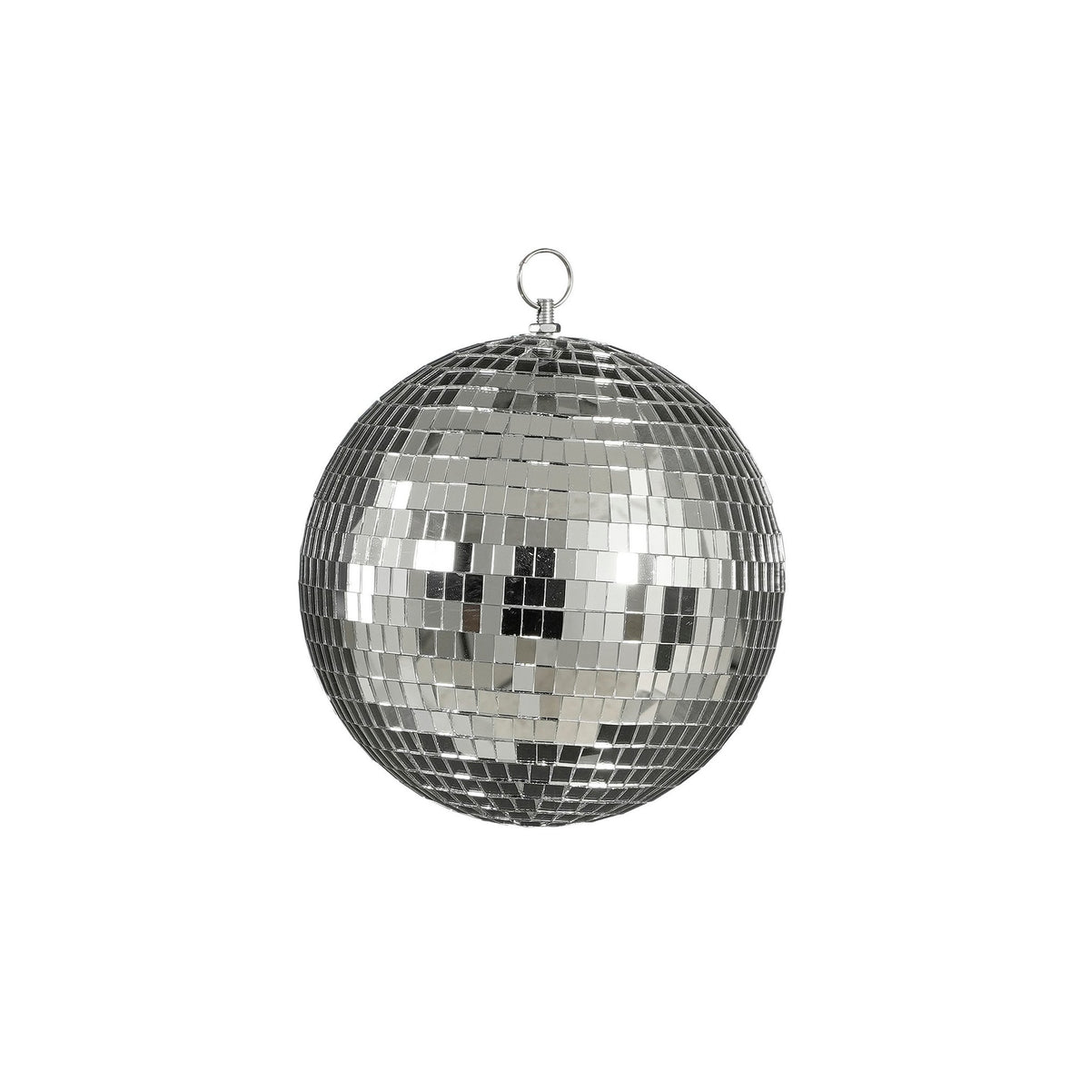 Ornament spiegel bal zilver