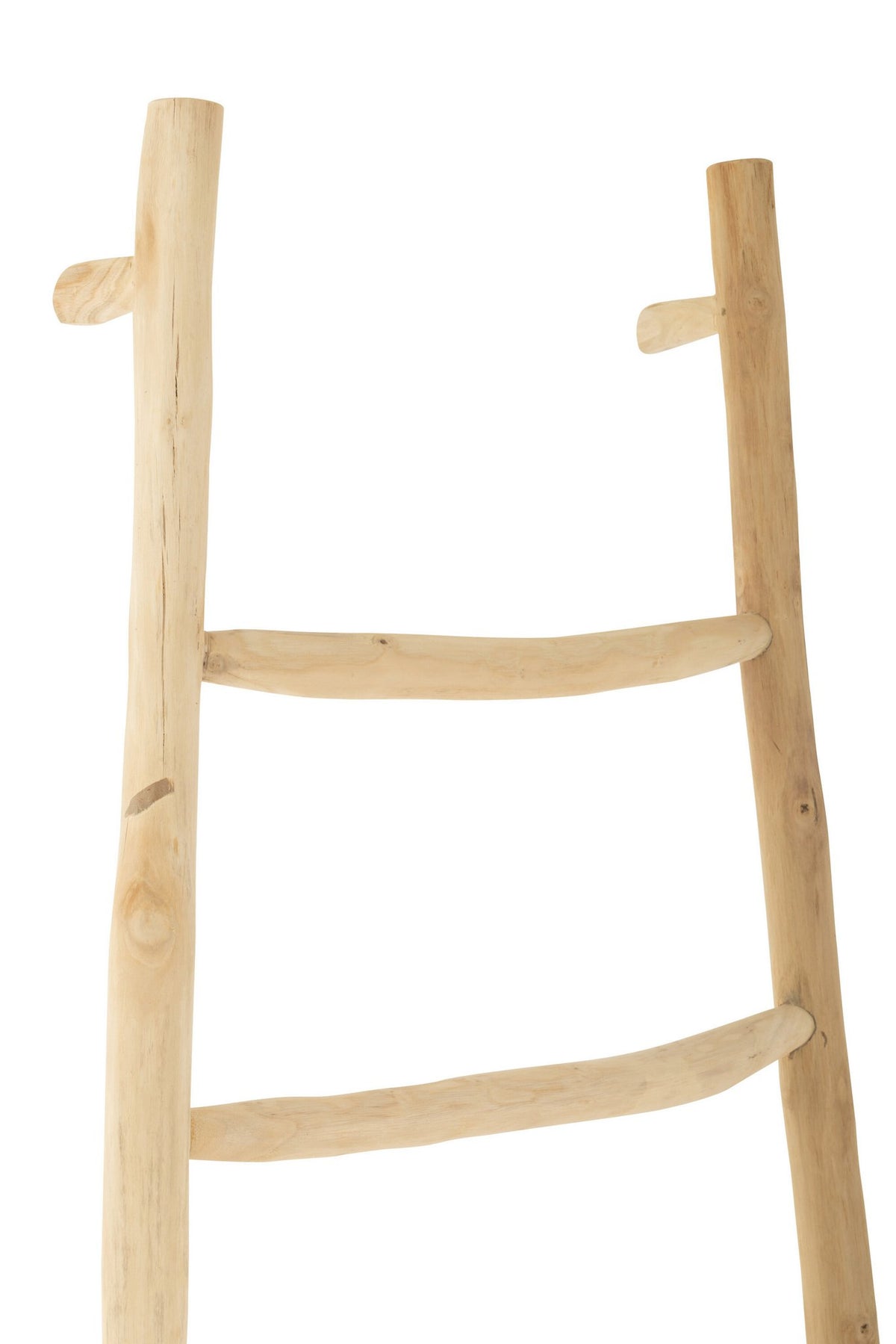 J-Line Ladder 6 Stappen Teak Hout Naturel