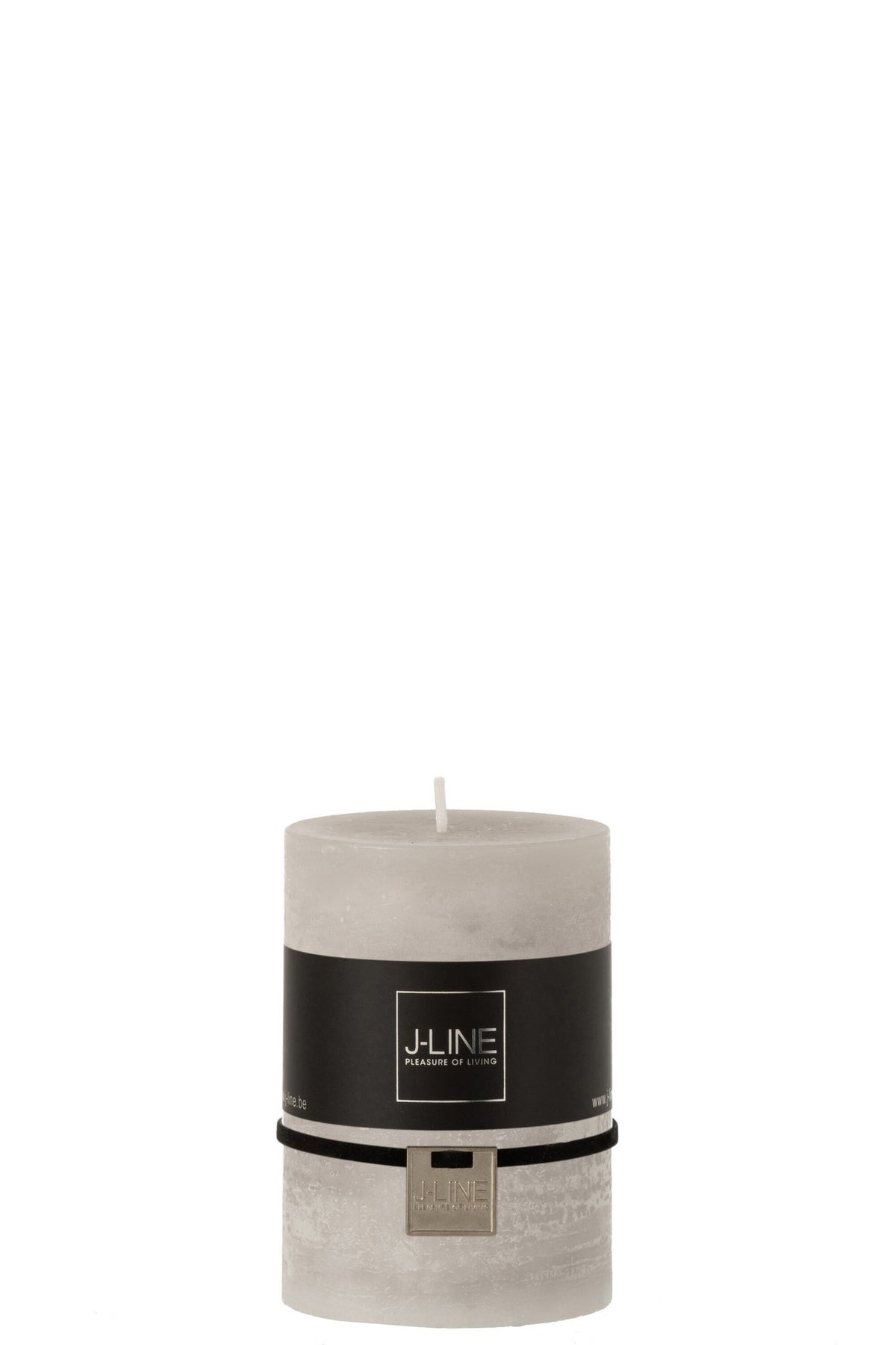 J-Line cilinderkaars - lichtgrijs - M - 48U