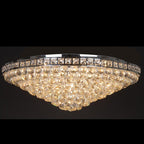 Kroonluchter Ø 80x27 cm Transparant IJzer Hanglamp