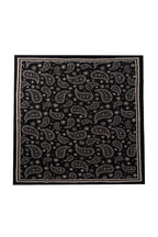 Patara Square Foulard Black-Beige