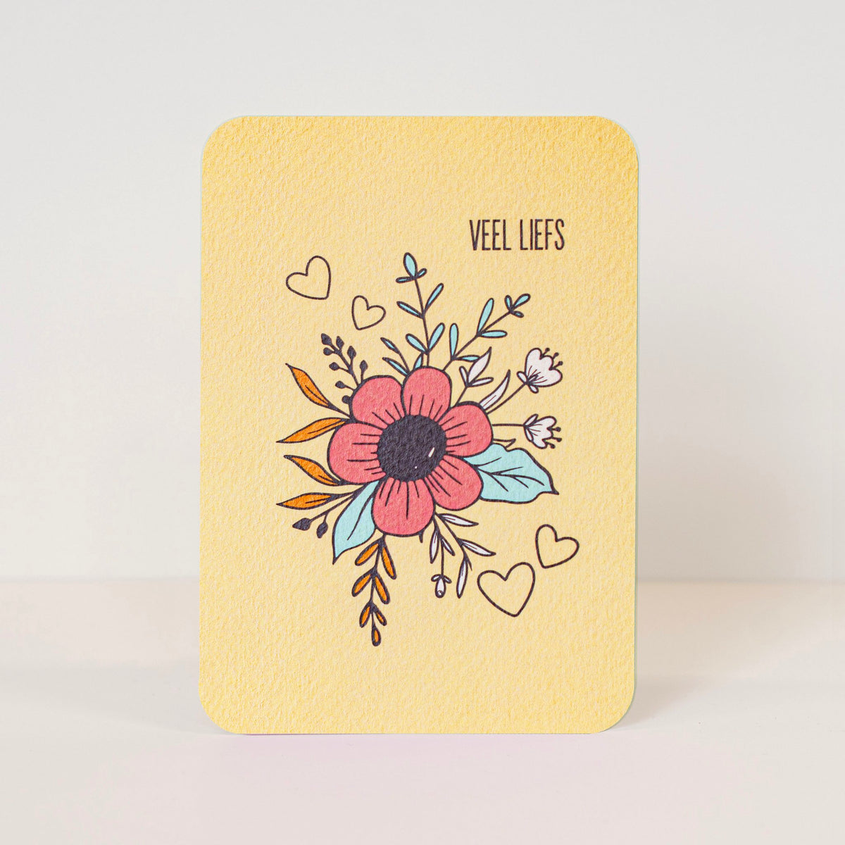 Postcard 'Veel liefs'