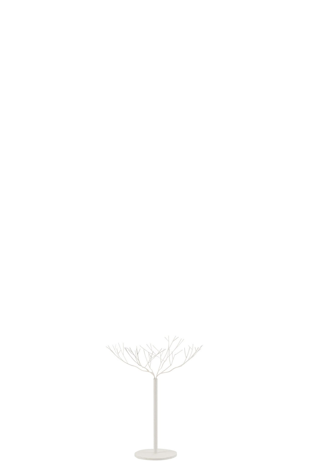 J-Line decoratie Boom - metaal - wit - small