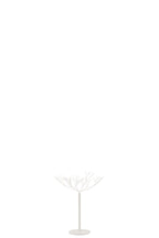 J-Line decoratie Boom - metaal - wit - small