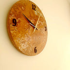Ronde wandklok Onyx