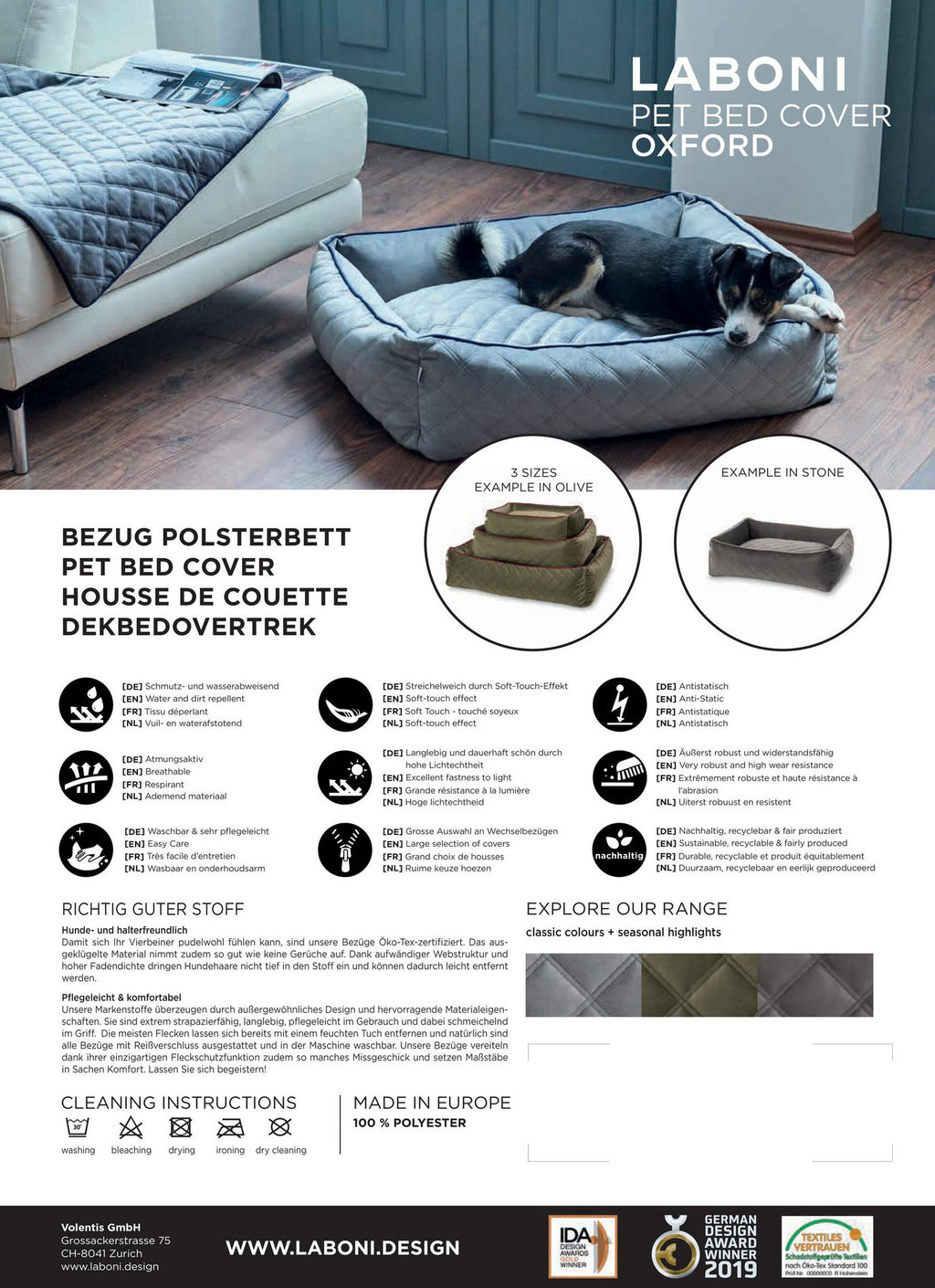 Oxford Ortho | Premium orthopedisch hondenbed