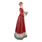 Kerstdecoratie Beeld Kerstgroep 13x12x40 cm Rood Kunststof
