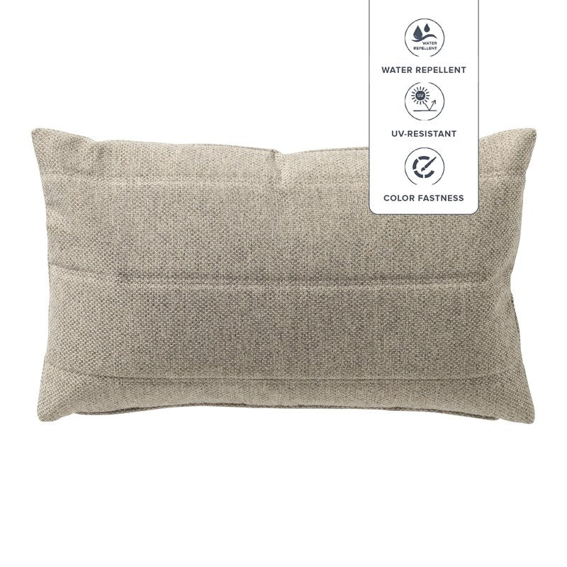 Nederlands decor Talia - Outdoor Cushion 30x50 cm - Pumice Stone - Beige