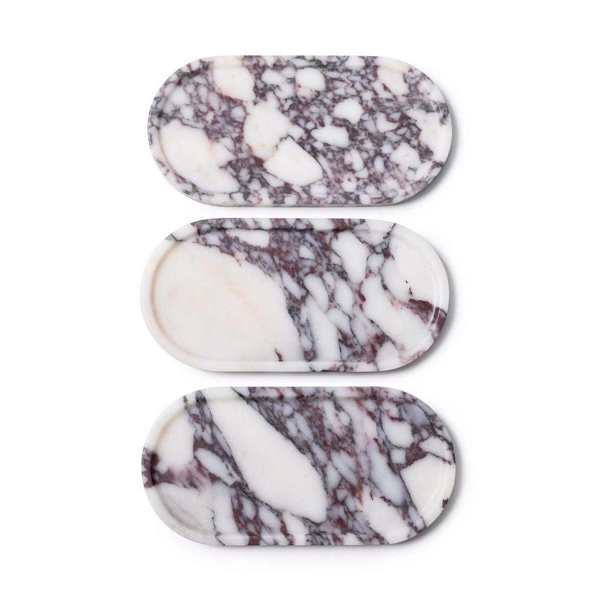Marmer tray ovaal 30x15cm Calacatta