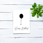 Happy Birthday Ballon - Postkaart 10 set