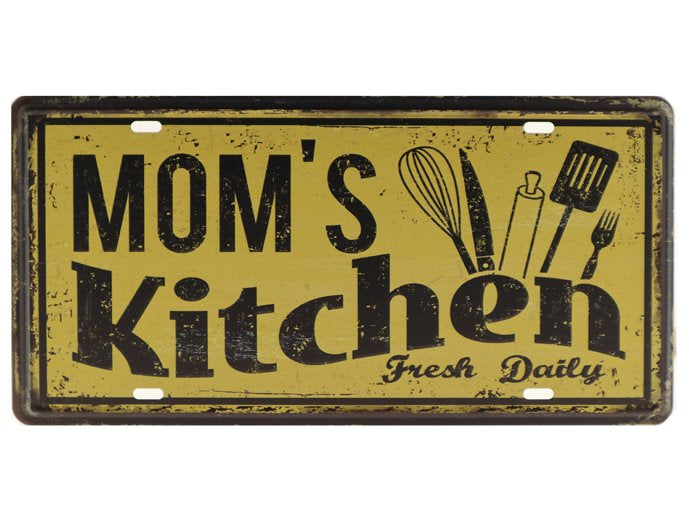 Mama's keuken Retro Wandbord 15x30