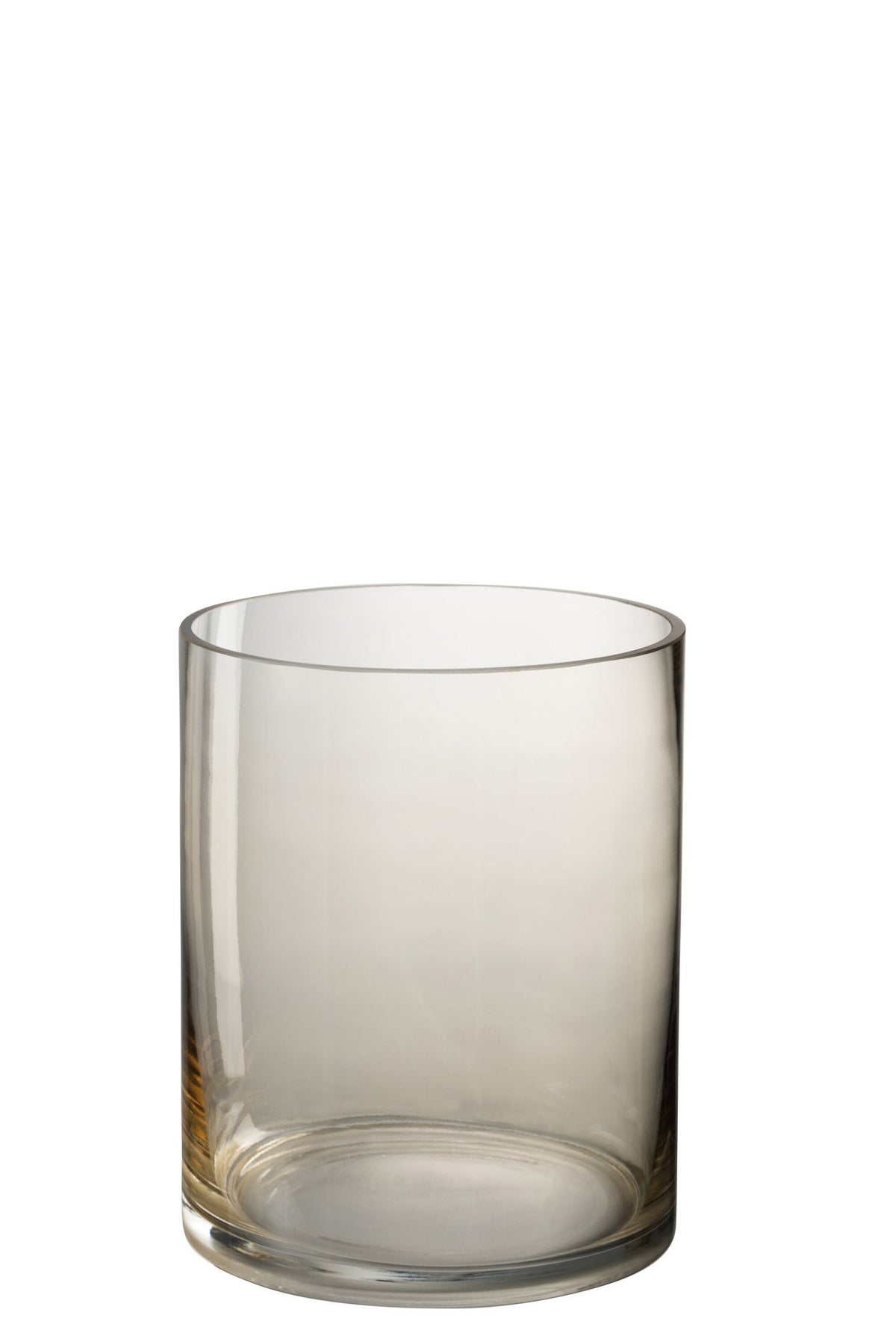 J-Line lantaarn Wls Rond - glas - beige