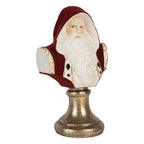 Kerstdecoratie Beeld Kerstman 9x7x15 cm Rood Kunststof