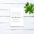 Je moet ook wijn kunnen zeggen - ansichtkaart 10 set