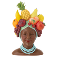 J-Line bloempot Dame Fruit - polyresin - mix