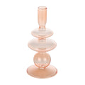 Candlestick Molume Roze 9x19,5 cm
