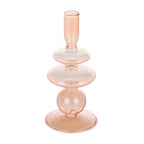Candlestick Molume Roze 9x19,5 cm