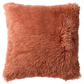 Nederlands Decor Fluffy - Decoratief kussen 60x60 cm - Super Soft - XL Cushion - Geduted Clay - Pink