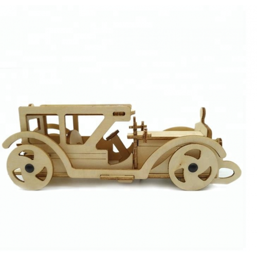Bouwpakket Oldtimer op Zonne-energie- hout