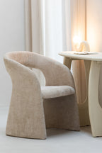 J-Line Anise Stoel Textiel Beige