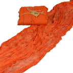 Tafelloper, gaas, kaasdoek, uni ca.70cm x 300cm