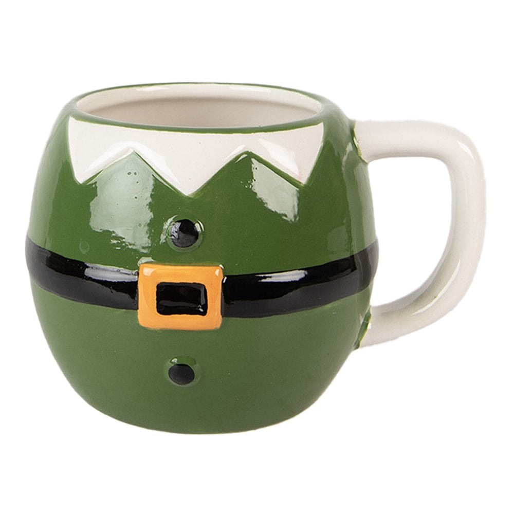 Mok Kerstman 450 ml Groen Keramiek