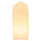 Nachtlampje Huis LED 9x9x21 cm Wit Kunststof