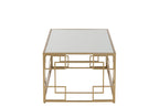 J-Line salontafel Lijnen -metaal/glas - goud