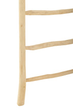 J-Line Ladder 6 Stappen Teak Hout Naturel
