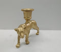 Polyresin kandelaar tijger goud