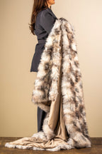 Ghislaine | Plaid 140x180 cm | Natuurlijk | Bruin | Hoii