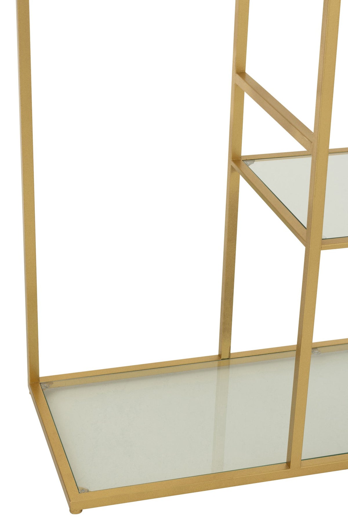 J-Line rek - ijzer/glas - goud