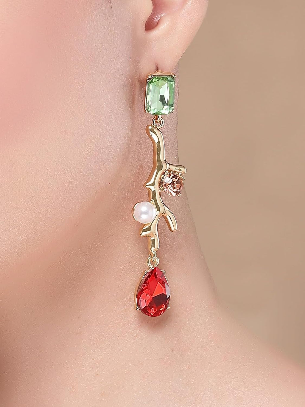Eigentijdse oorbellen – Vergulde mode-sieraden – Damesaccessoires