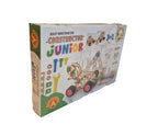 Constructieset Constructor Junior Bulldozer 3 in 1 van hout- 88 onderdelen