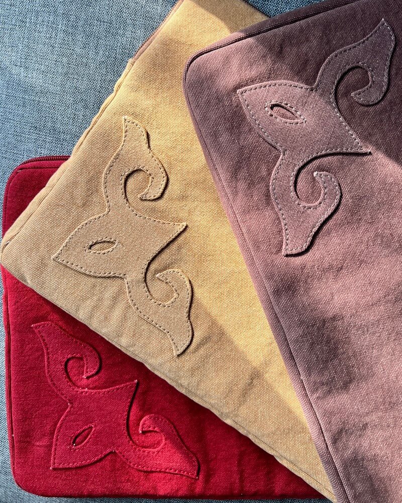 Laptophoes met Bakhor-appliqué