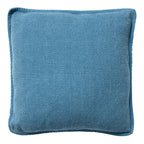 Dutch Decor Bowie - Kussen 45x45 cm - Gewassen katoen - Provinciaal Blauw - Blauw