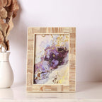 Fotolijst | Stoffig beige decoratief beeld | 13x18cm