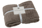 J-Line deken - polyester - taupe