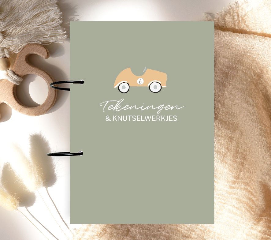 Bewaarbundel | A4 | Tekeningen & Knutselwerkjes| Auto