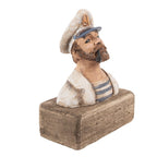 Decoratie beeld matroos 16x8x20 cm beige thoun