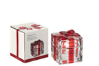 J-Line voorraadpot Geschenkendoos - glas - rood - small