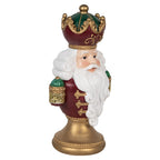 Kerstdecoratie Beeld Kerstman 15x10x26 cm Rood Kunststof